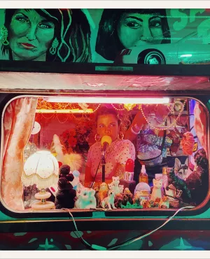 Candy Love dans sa caravane © Gabrielle Culand