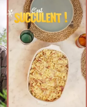 Gratin spaetzle