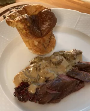 Boeuf aux morilles caféinées 