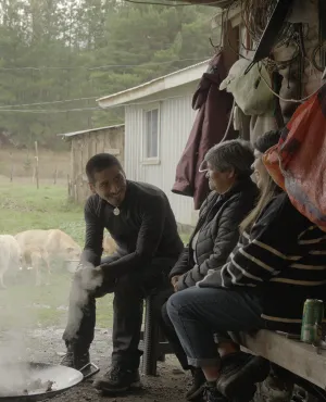 Juan avec sa famille mapuche