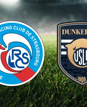 FOOT 32es finale coupe de France - RACING CLUB STRASBOURG USL DUNKERQUE