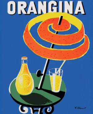 Orangina - Copyright Bernard Villemot
