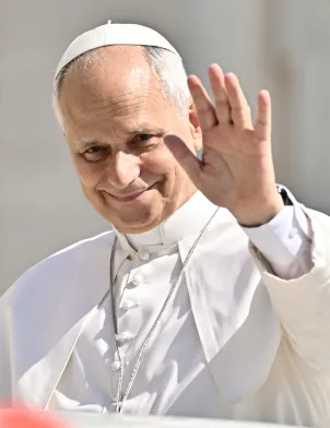 Le Pape Léon XIV - © Filippo MONTEFORTE - AFP