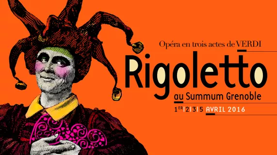Affiche de la Rigoletto de la Fabrique Opéra