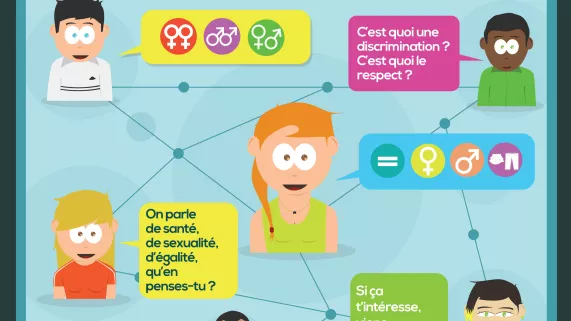 Affiche du printemps de la jupe et du respect