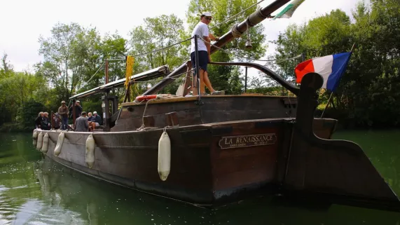 Une gabarre sur la Vienne