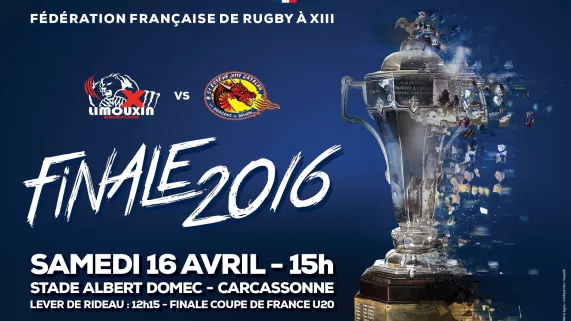 Affiche Finale Rugby XIII Limouxin/ XIII Catalan