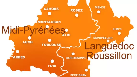 Grande Région Languedoc-Roussillon Midi-Pyrénées