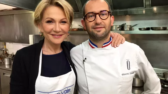 Odile Mattei et le Chef Sébastien Chambru