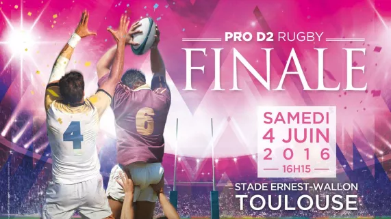 Affiche finale Rugby Pro D2