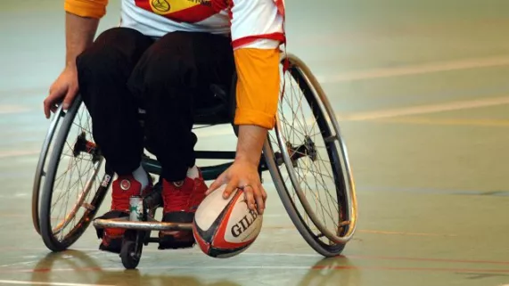Rugbyman handisport stade Toulousain