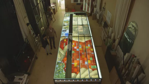 Un vitrail pour 1000 ans - crédit Morgane Un vitrail pour 1000 ans