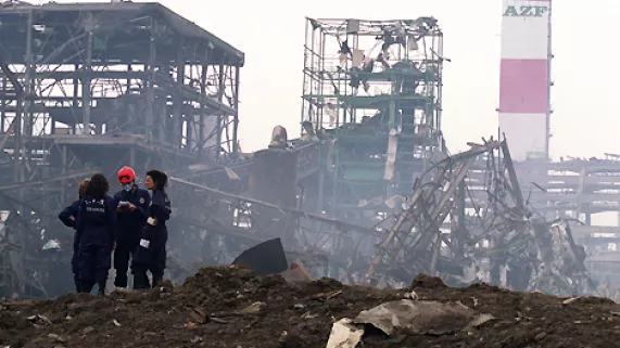 Usine AZF Toulouse - septembre 2001