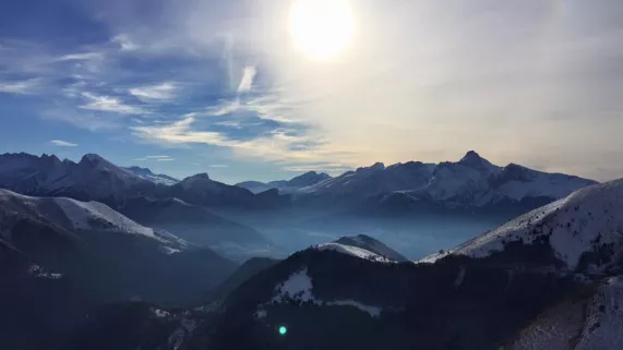 Entre ciel et montagne