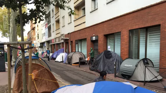 ©ftvinfo-campement sans abris-toulouse 2016