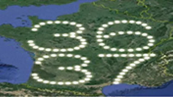 Carte de France 36 37