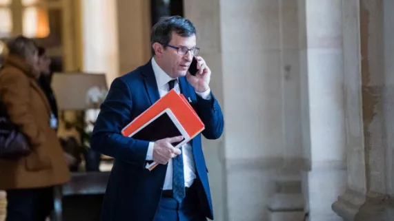 © MaxPPP Christophe Borgel, député PS de Haute-Garonne et Président du Comité National d’organisation de la primaire