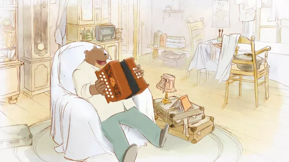 © Collection librement inspirée de l’œuvre de Gabrielle Vincent aux éditions Casterman, réalisation par Julien Chheng et Jean-Christophe Roger, production Folivari / Mélusine, studio Blue Spirit. ERNEST ET CELESTINE