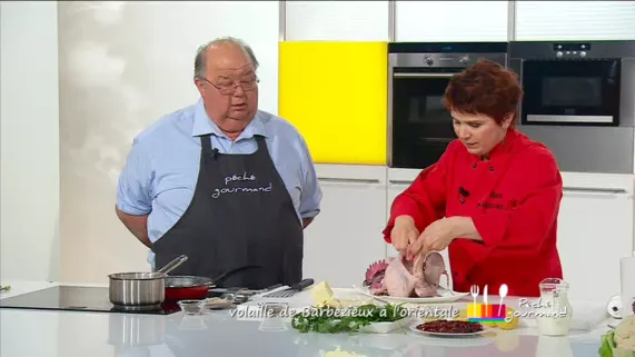 Anne et Gilbert sur le plateau de Péché Gourmand