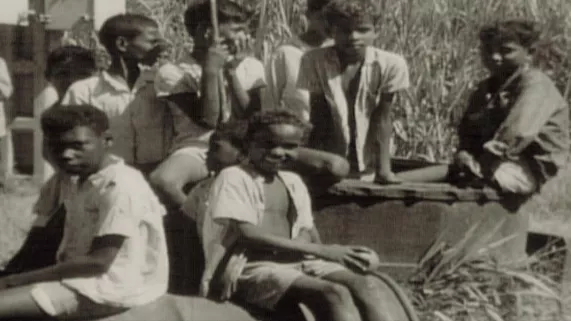 Goupe d'enfants Réunionnais