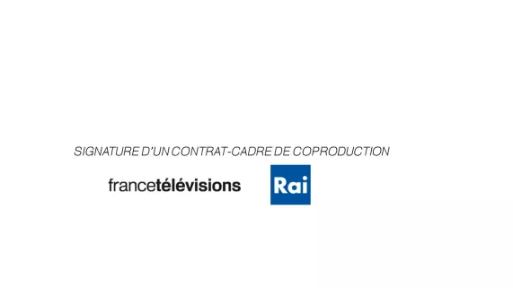 Signature d'un accord cadre RAI France Télévisions