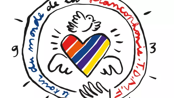 CP LE TOUR DU MONDE DE LA FRANCOPHONIE visuel de l'événement@JCdeCastelbajac