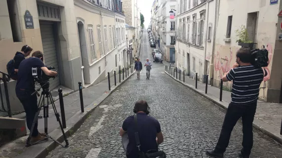 Yvan et Frederick rue Berthe  Yvan et Frederick rue Berthe