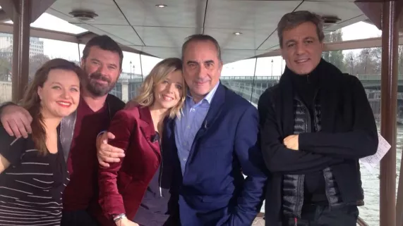de gauche à droite Christine Berrou, Yvan Hallouin, Wendy Bouchard, Antoine Duléry et Jean-Noël Mirande de gauche à droite Christine Berrou, Yvan Hallouin, Wendy Bouchard, Antoine Duléry et Jean-Noël Mirande