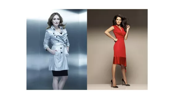 Portrait de Sacha Alexander et d'Angie Harmon