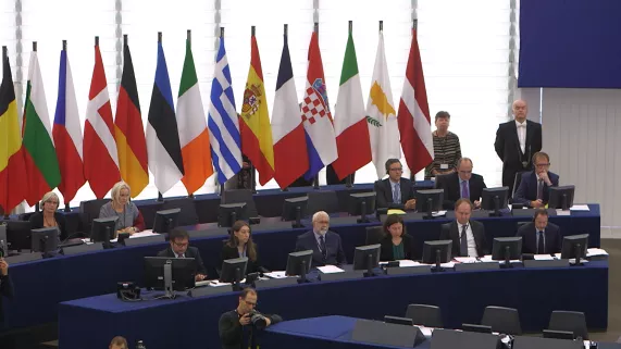 Salle de vote du Parlement européen