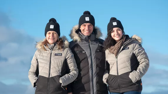©Pascal Sulocha - L'équipe France 3 au JO de PyeongChang 2018