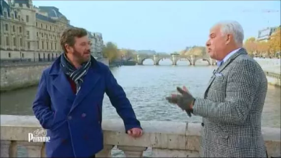 Yvan Hallouin & Frédérick Gersal sur le pont au change Yvan Hallouin & Frédérick Gersal sur le pont au change