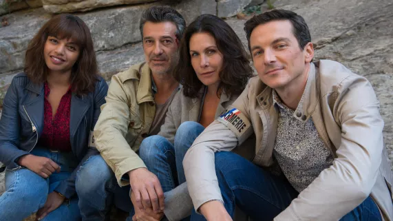 © Fabien MALOT / DEMD / FTV Portraits de Camille (Nelly Lawson), Paul (Stéphane Blancafort), Léa (Astrid Veillon) et Erwan (Piérick Tournier)