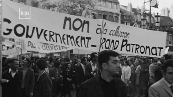 ©INA-14-05-1968/la grève du 13 mai/Besançon-Belfort et Dôle  ©INA-14-05-1968/la grève du 13 mai/Besançon-Belfort et Dôle