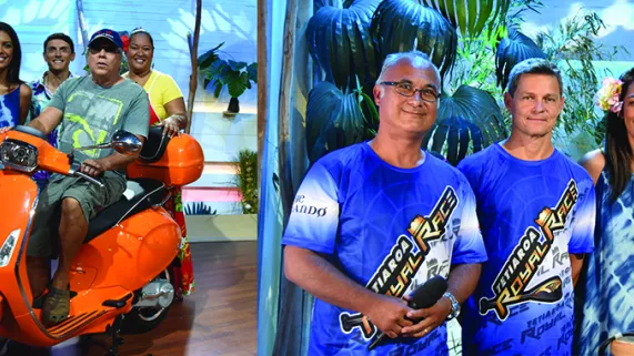 @POLYNESIELA1ère Gagnants du Jeu SMS Vespa et Nuit au Brando