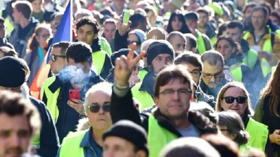 Manifestation des "gilets jaunes" le 1er décembre 2018 à Toulouse. / © Pascal PAVANI / AFP Manifestation des "gilets jaunes" le 1er décembre 2018 à Toulouse. / © Pascal PAVANI / AFP