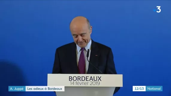 Daprt d'Alain Juppé Départ d'Alain Juppé