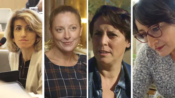 Portraits des quatre femmes