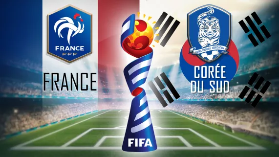 COUPE DU MONDE DE FOOT FÉMININ 2019 : FRANCE / CORÉE DU SUD