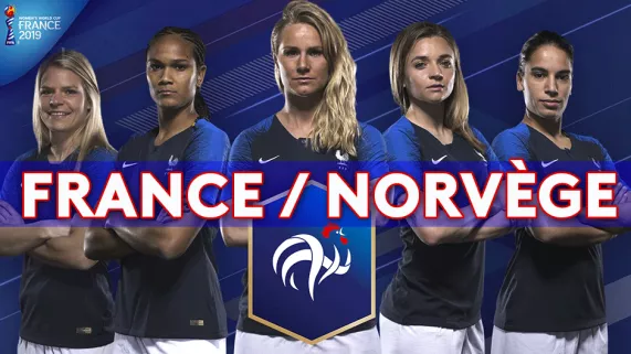 COUPE DU MONDE DE FOOT FÉMININ 2019 : FRANCE / NORVÈGE