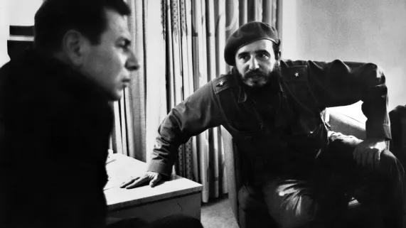 © Riboud AVEC CASTRO A L'HEURE DU CRIME