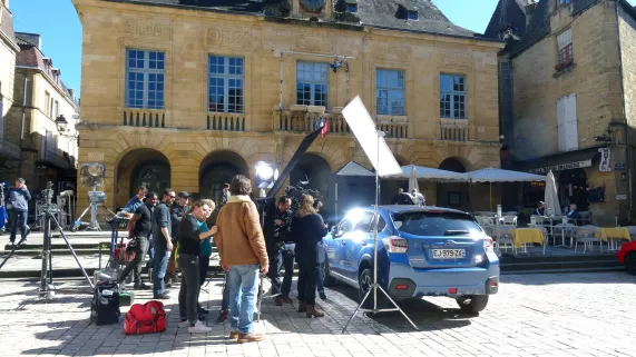 tournage à Sarlat