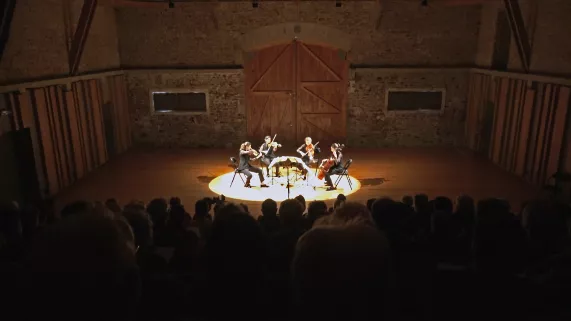 Le quatuor Akilone à Villefavard  Le quatuor Akilone à Villefavard
