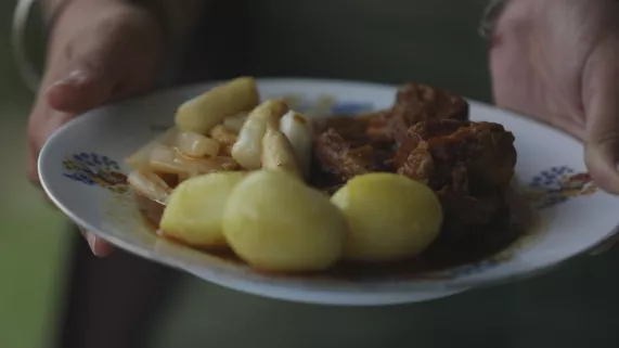 veau safrané à l'échalion  veau safrané à l'échalion