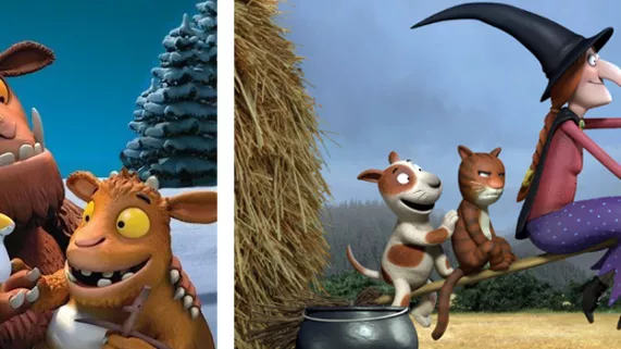 Gruffalo - petit Gruffalo et la sorcière dans les airs Gruffalo - petit Gruffalo et la sorcière dans les airs