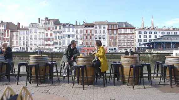 Leïla Kaddour et Damien Godet