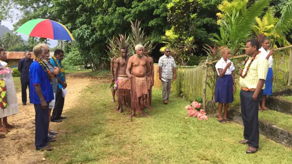 VANUATU, TROC COUTUME ET DENTS DE COCHON