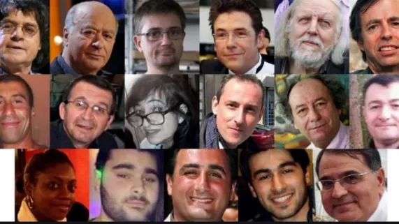 les 17 victimes 
