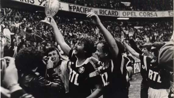 Football : Finale de la Coupe de France 86 entre Bordeaux et Marseille