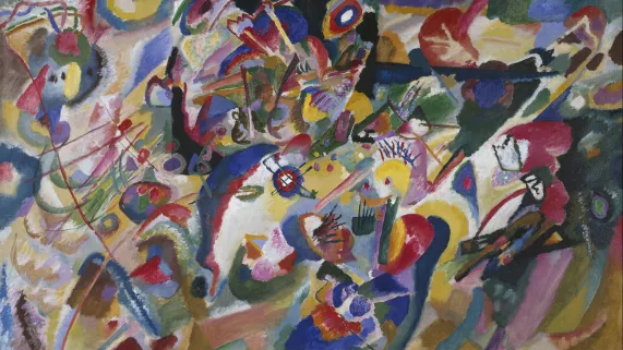 1-Improvisation 3 de Vassily Kandinsky, 1909 Centre Pompidou, Musée national d’art moderne Legs de Mme Nina Kandinsky, 1981